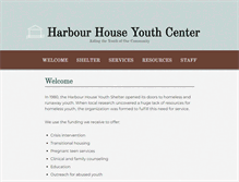 Tablet Screenshot of harbourhouse.org